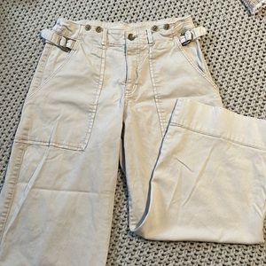 Anthropologie Wide Legged utility pants